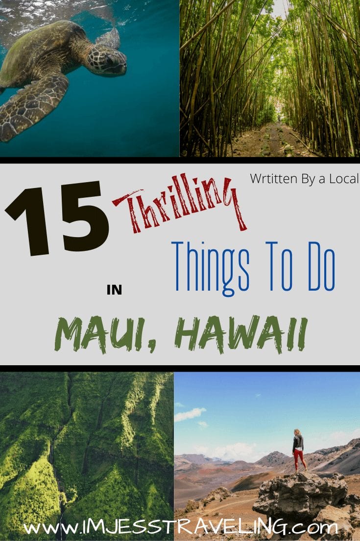 Things to do on Maui with I'm Jess Traveling