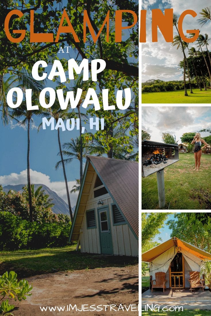 Staying at Camp Olowalu on Maui with I'm Jess Traveling