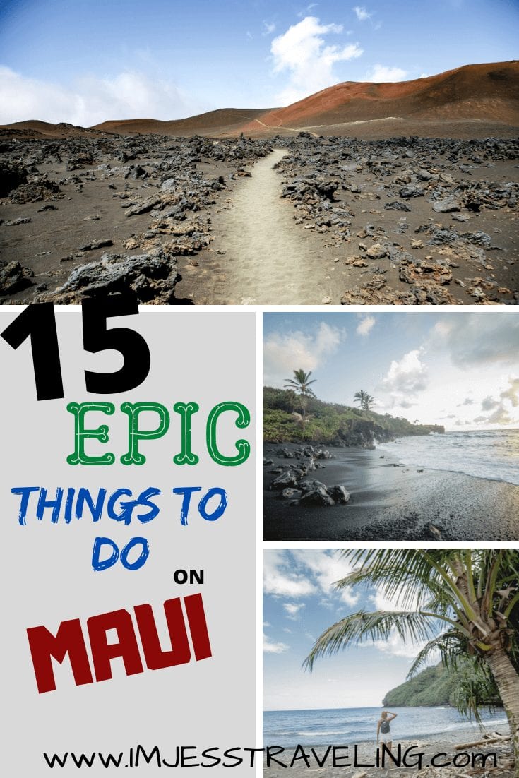 Things to do on Maui with I'm Jess Traveling