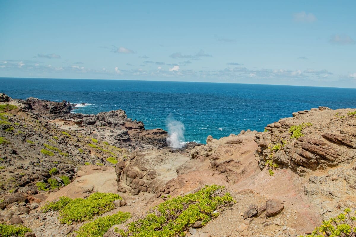 West Maui blowhole 