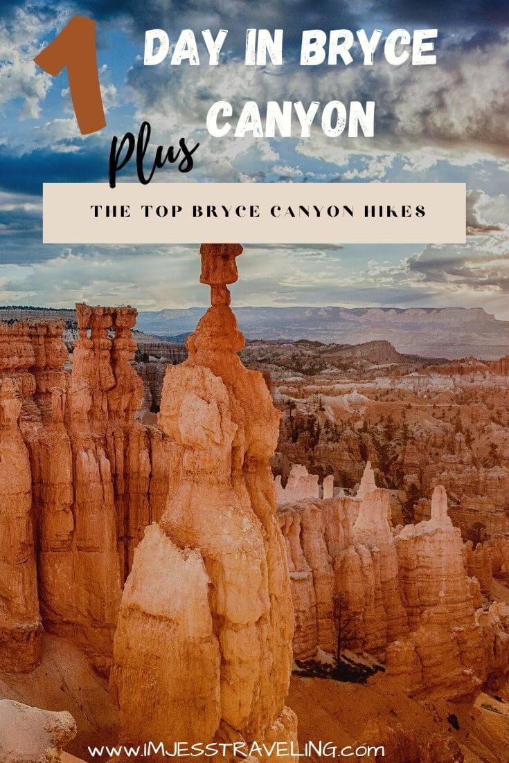 How to spend 1 day in Bryce Canyon and all the best hikes in Bryce Canyon with I'm Jess Traveling 
