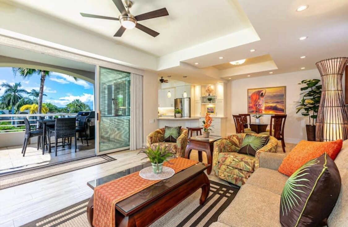The palms in Wailea Hi Airbnb