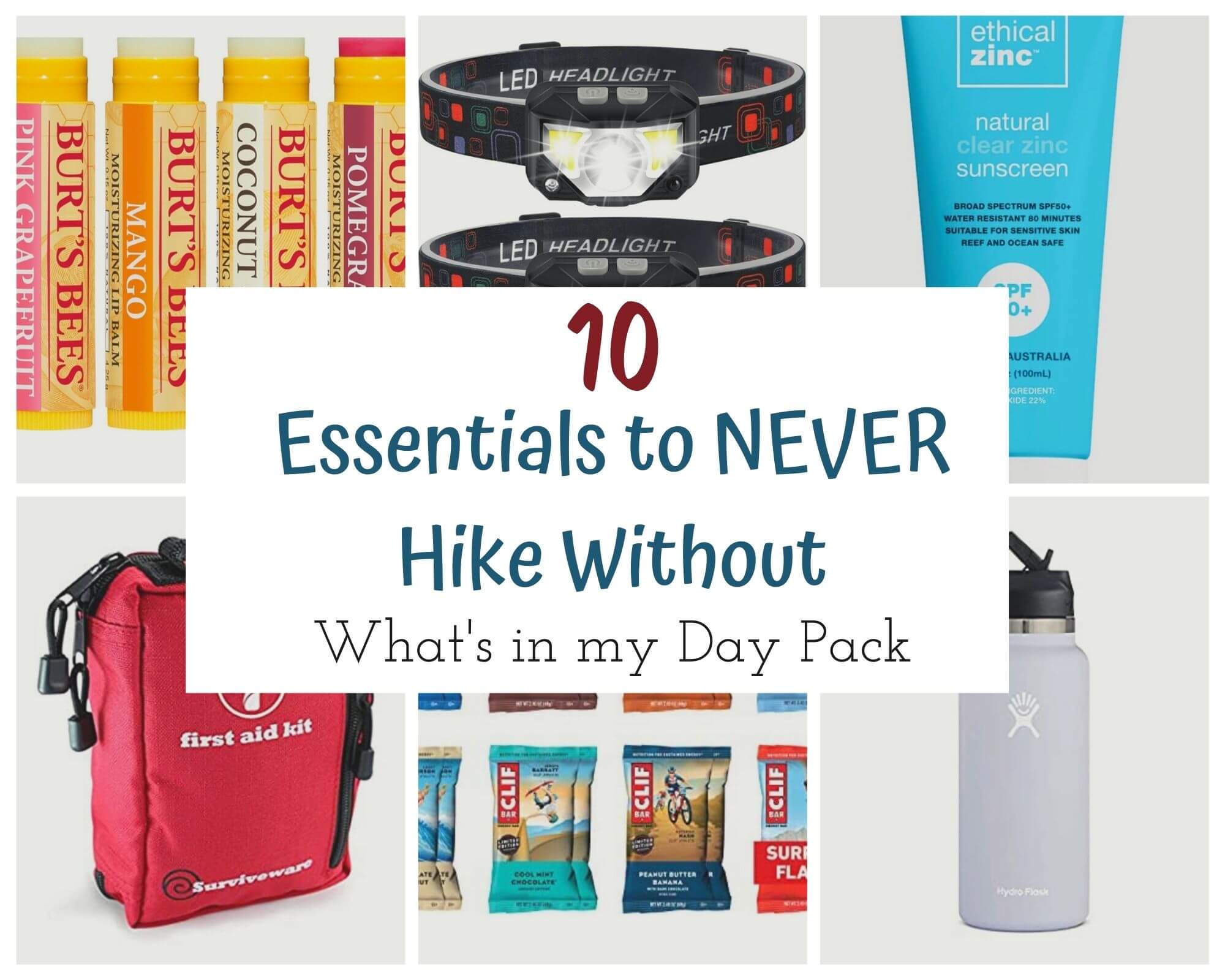 What to Pack in a day pack when hiking with I'm Jess Traveling