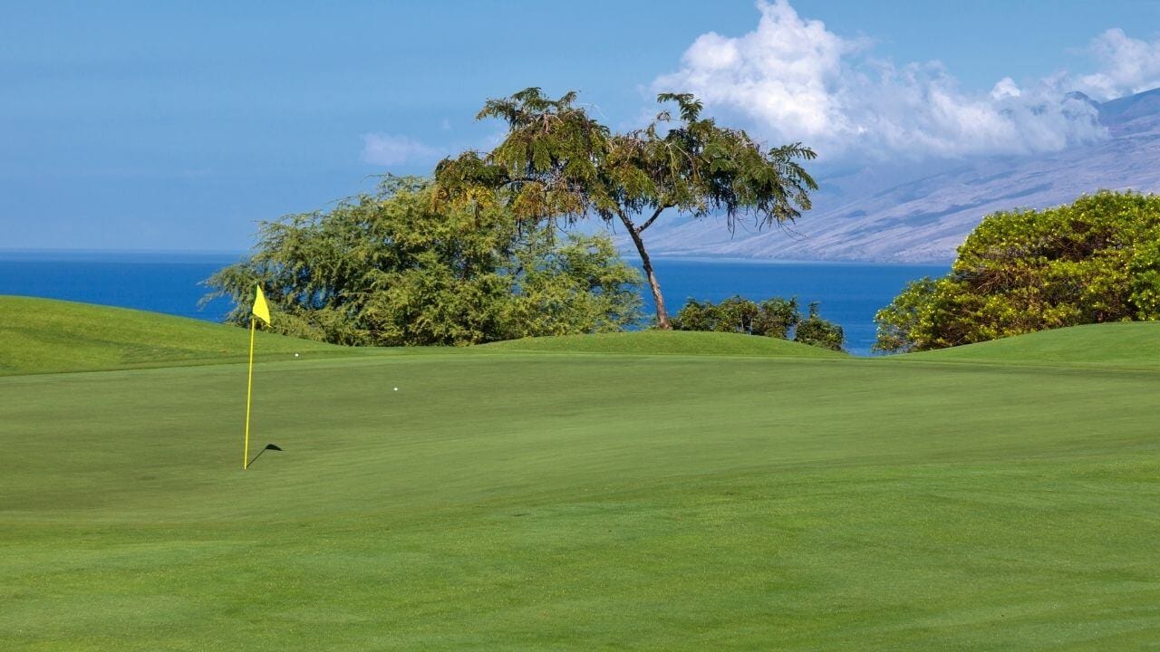 Golfing on Maui