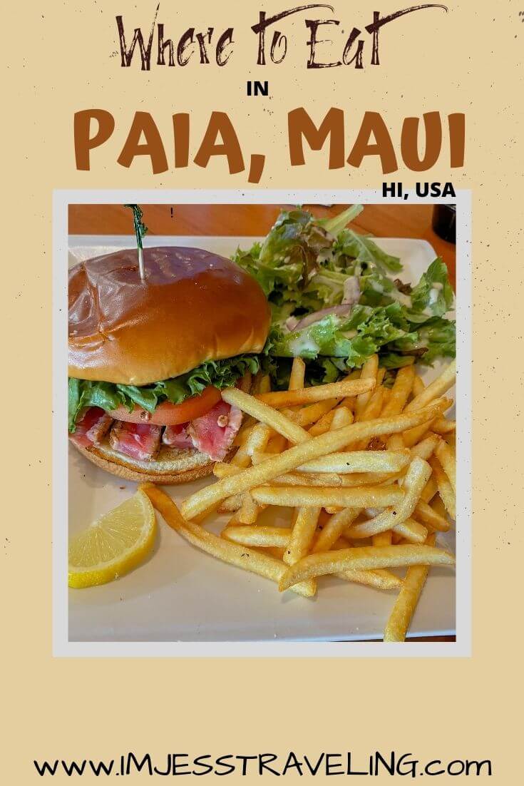 Paia Maui restaurants