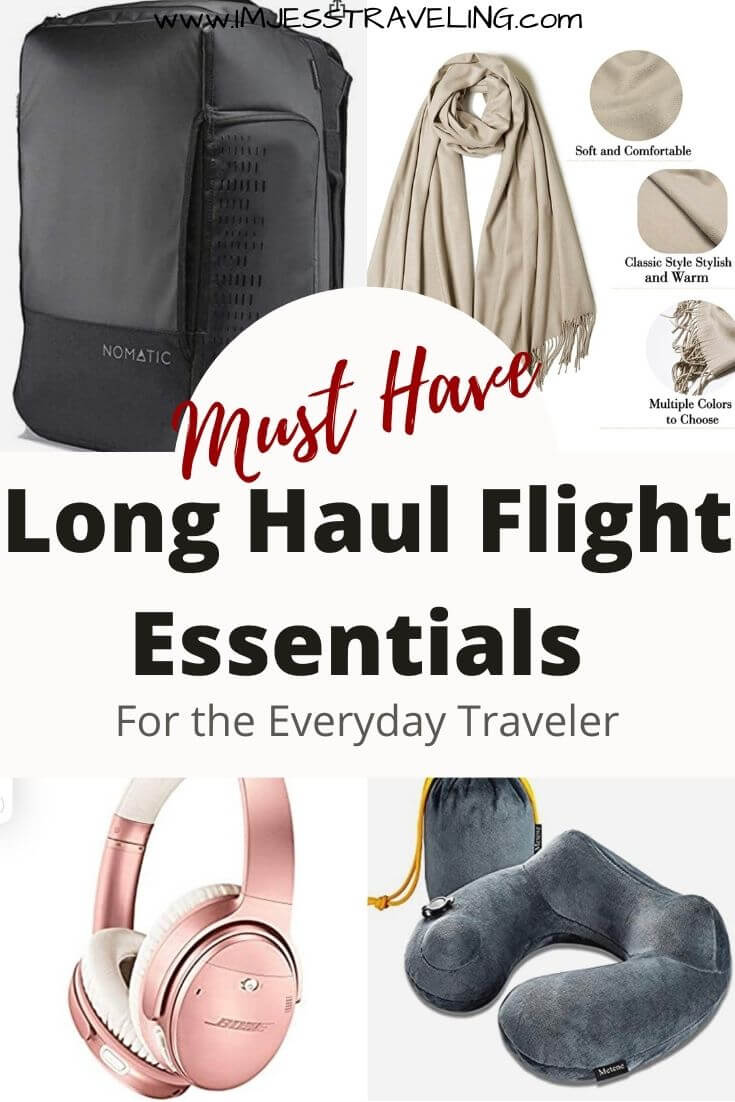 Long Haul Flight essentials checklist