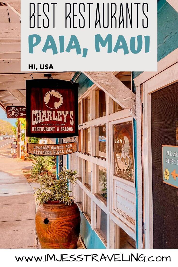 Paia restaurants