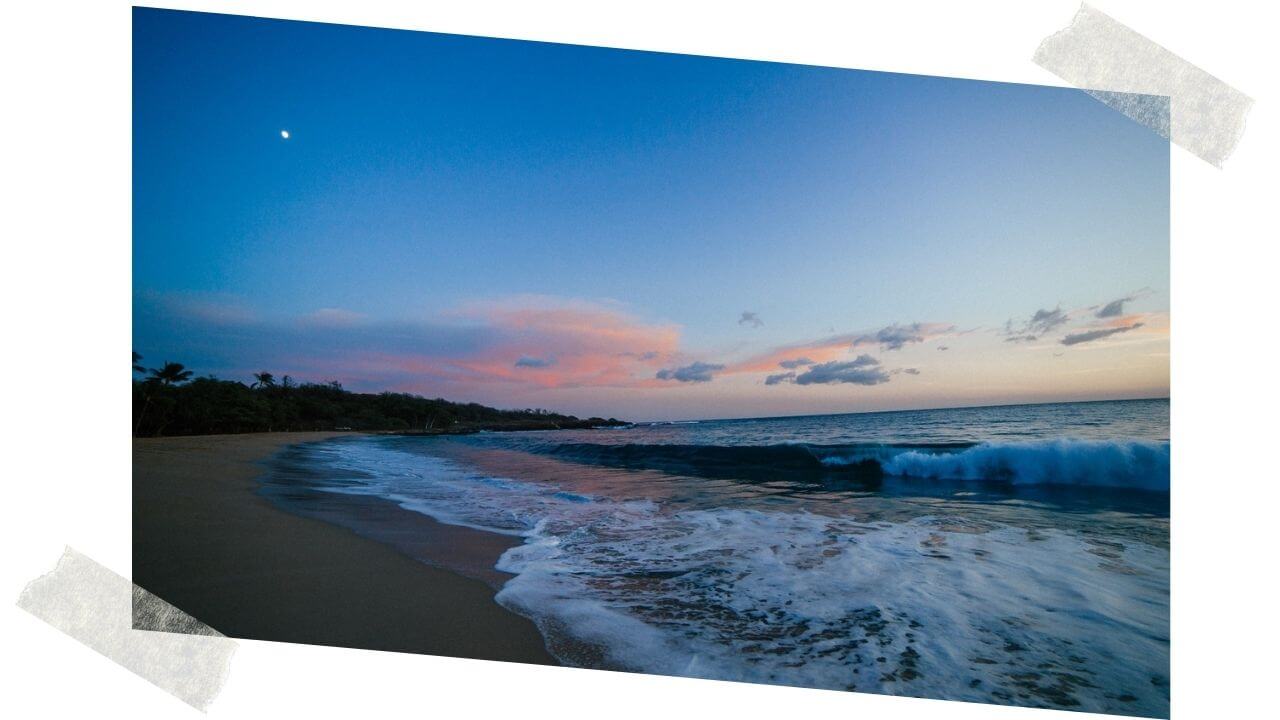 Manele Bay at Sunset
