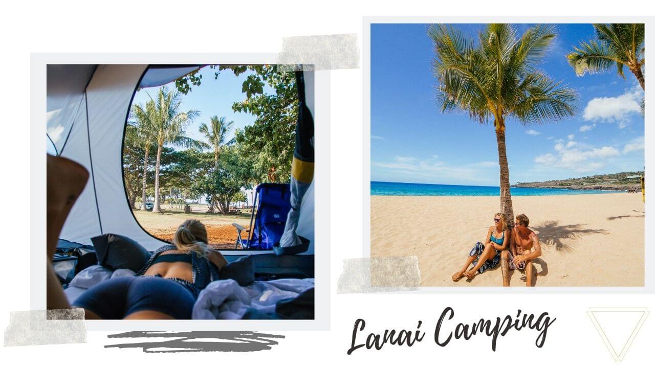 Camping on Lanai 