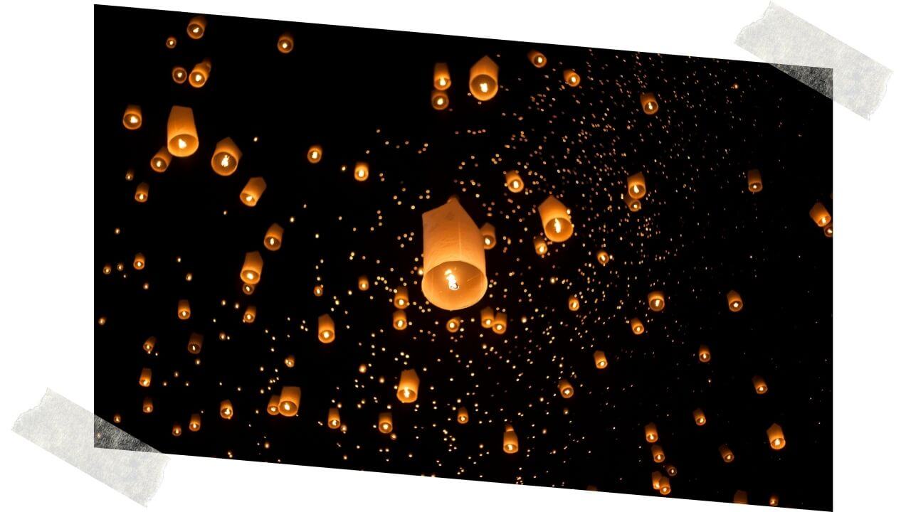 Lantern festival in Thailand 