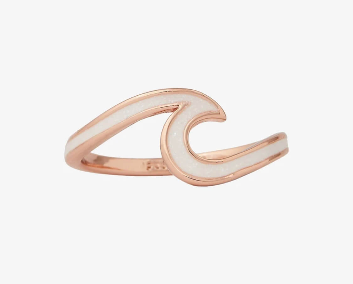 Wave ring for ocean lovers
