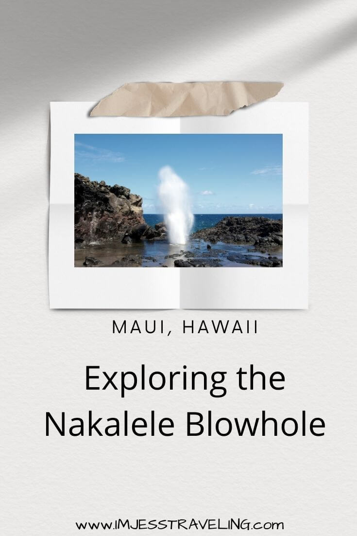 Exploring the Nakalele Blowhole with I'm Jess Traveling