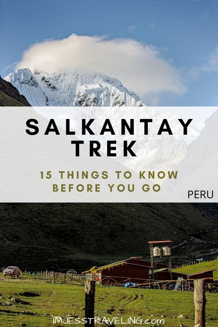 Salkantay Trek Peru Tips with I'm Jess Traveling