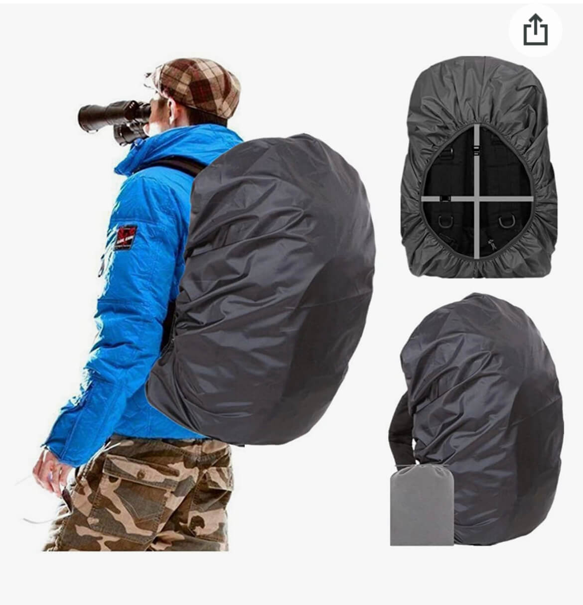 Rain fly for your pack Rainfly for your hiking pack