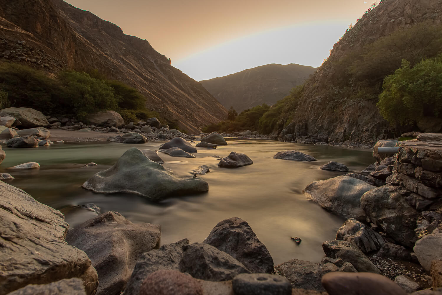The Colca Canyon hot springs 