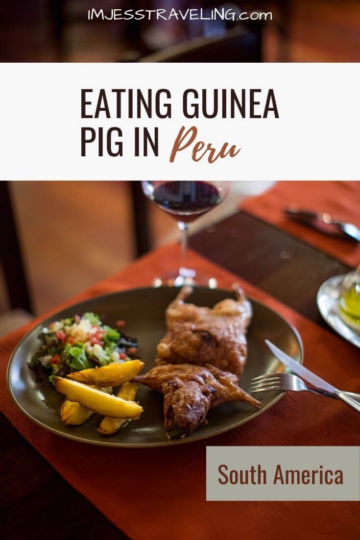 Cuy Guinea pig in Peru