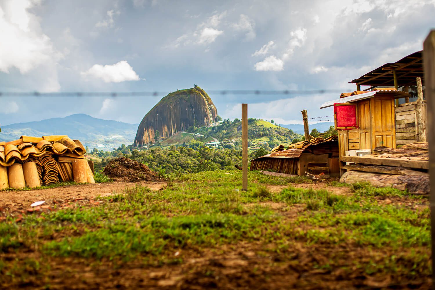 Different View of the Rock in Guatape