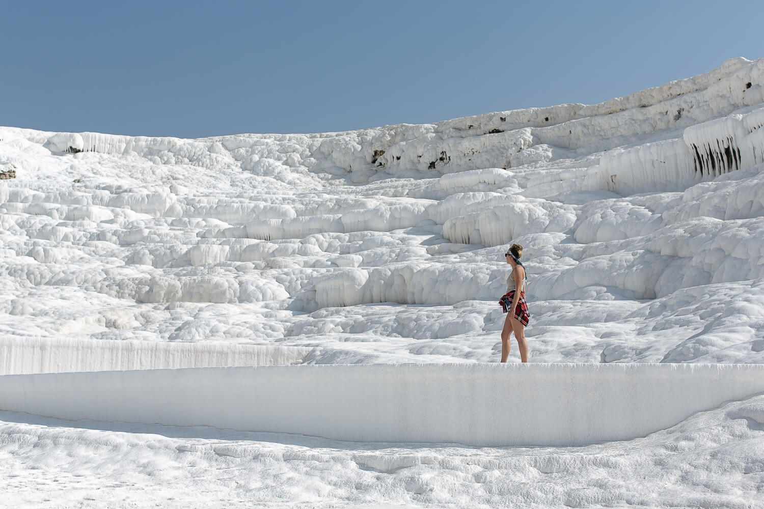 I'm Jess Traveling at the Pamukkale Cotton Castle