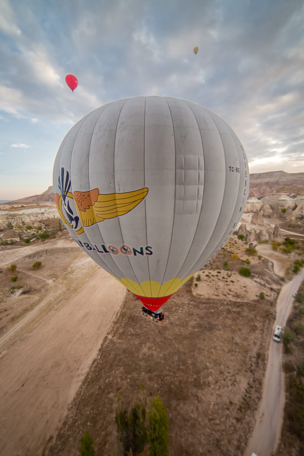Riding a hot air balloon in Turkey<br />
