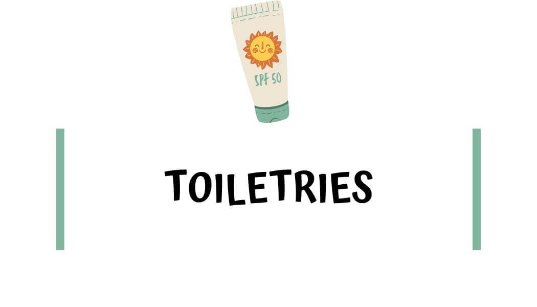 Toiletries to pack for Maui