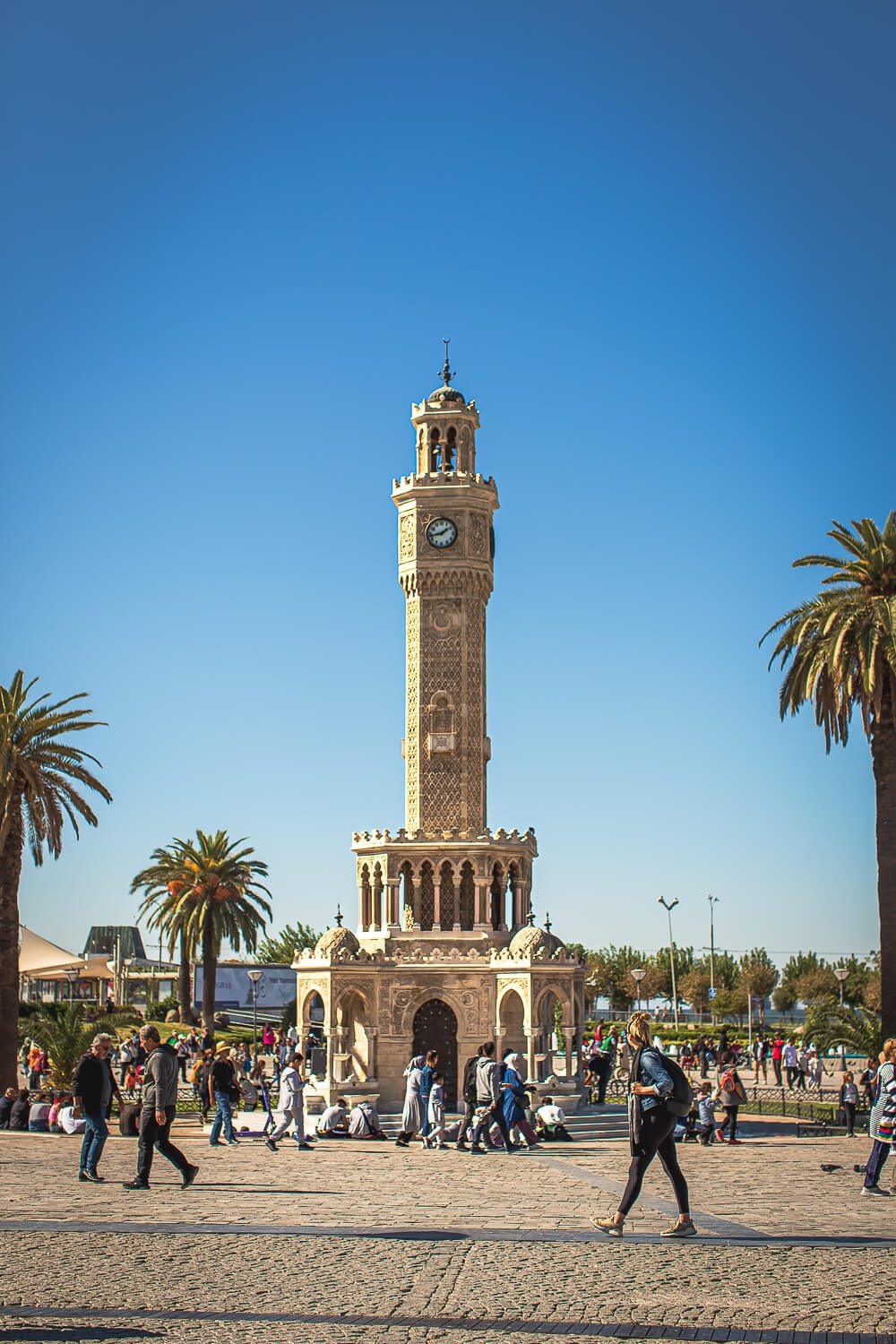 Izmir Clock Tower in Konak Square