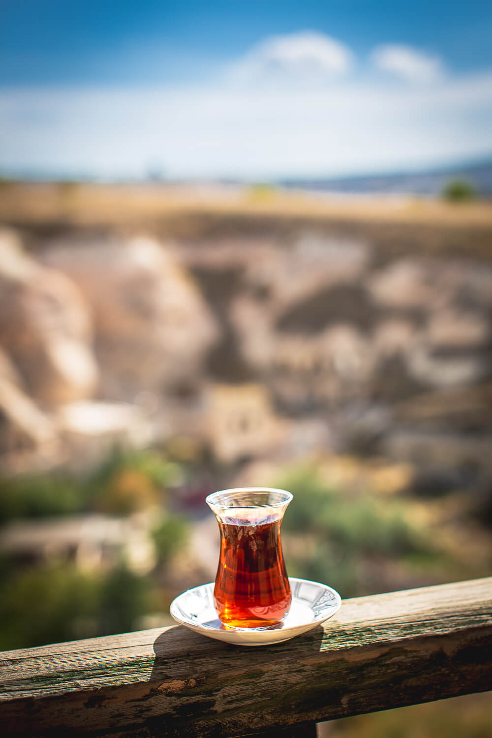 Tea at the Cavusin Castle