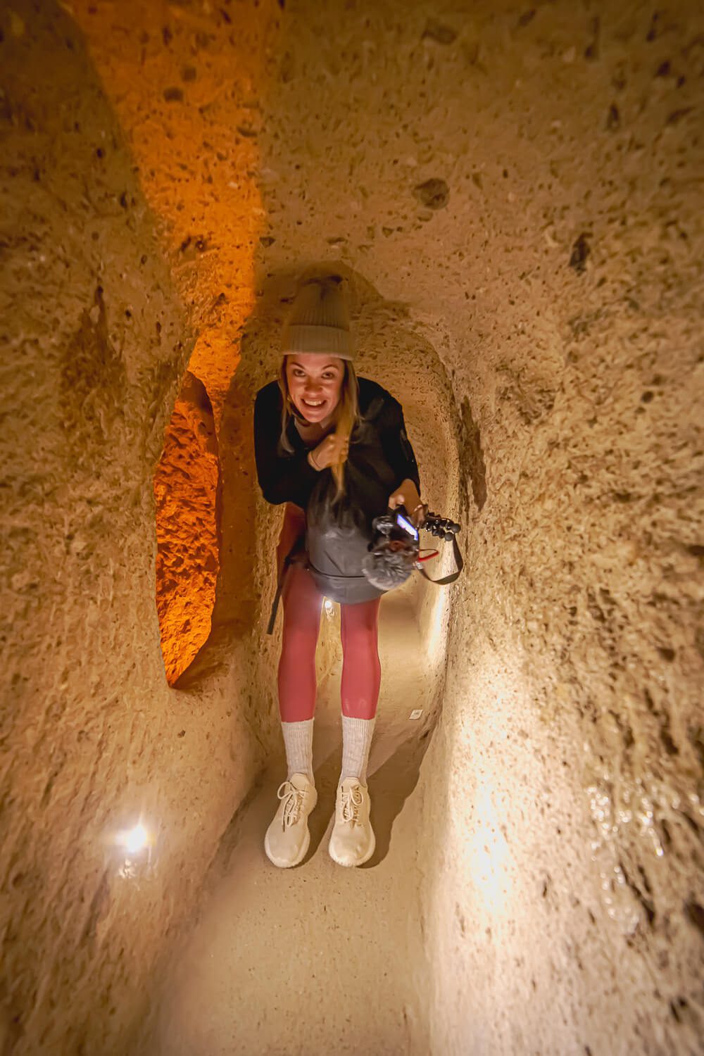 I'm Jess Traveling in Kaymalki Underground City