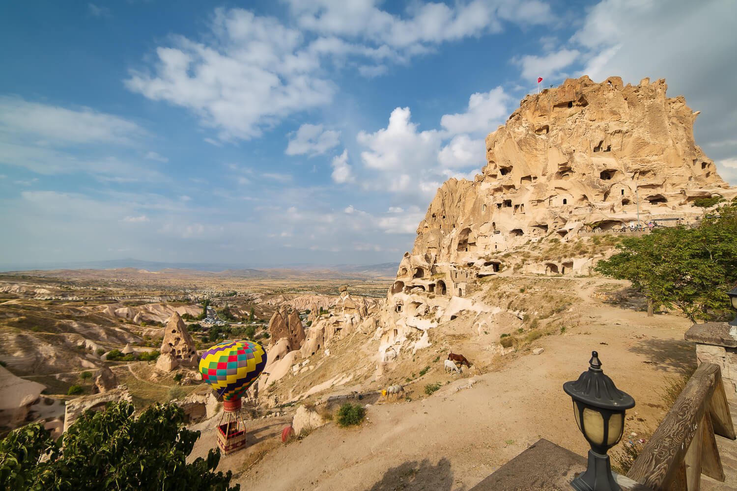 Uchisar Castle in Cappadocia