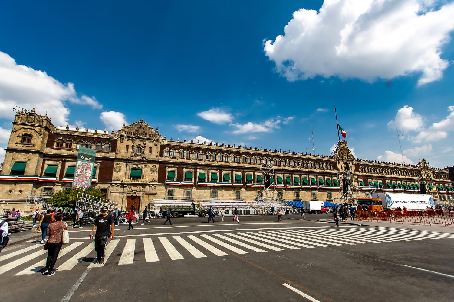 The National Palace in Mexico City