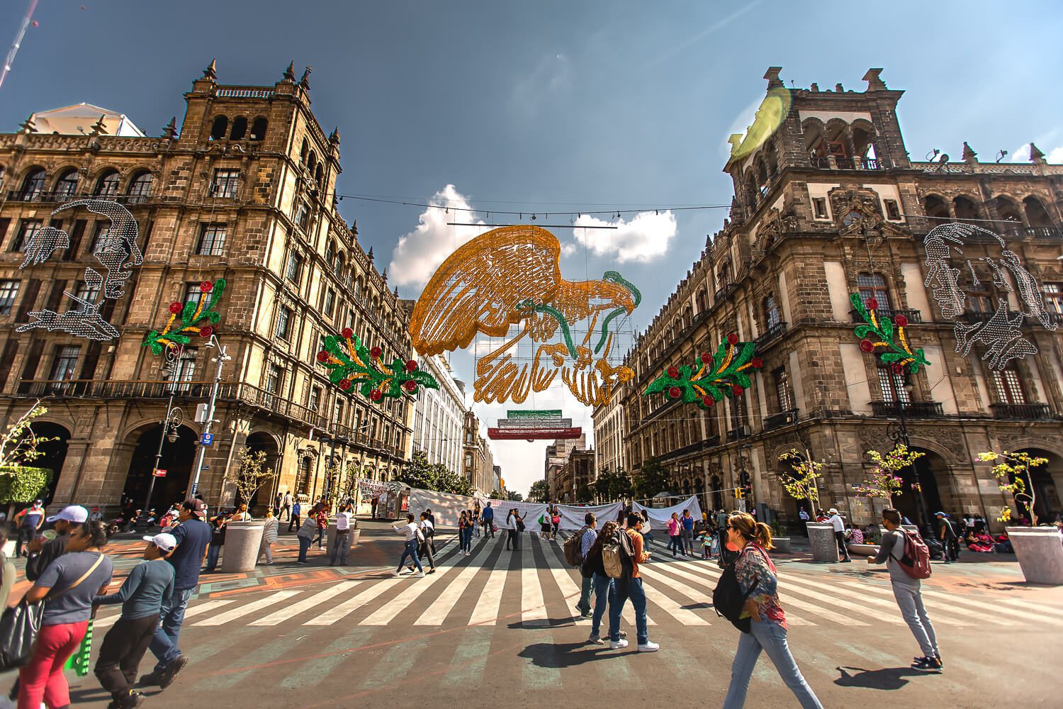 The Zocalo in Mexico City