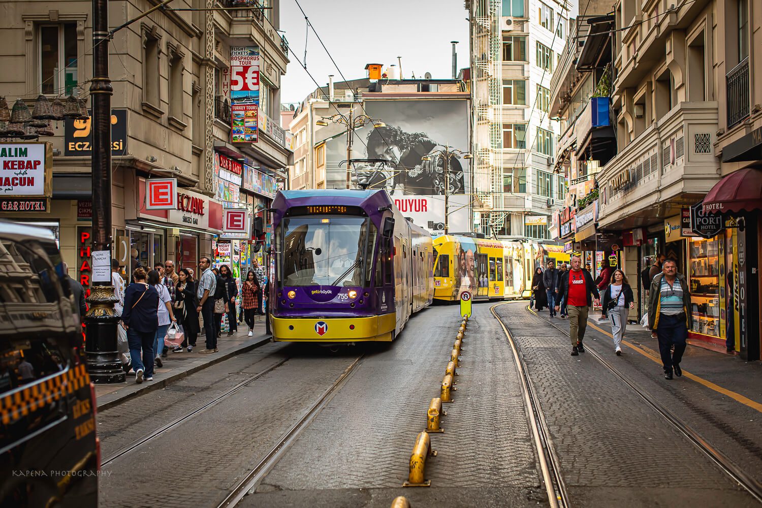 Public Tram in Istanbul