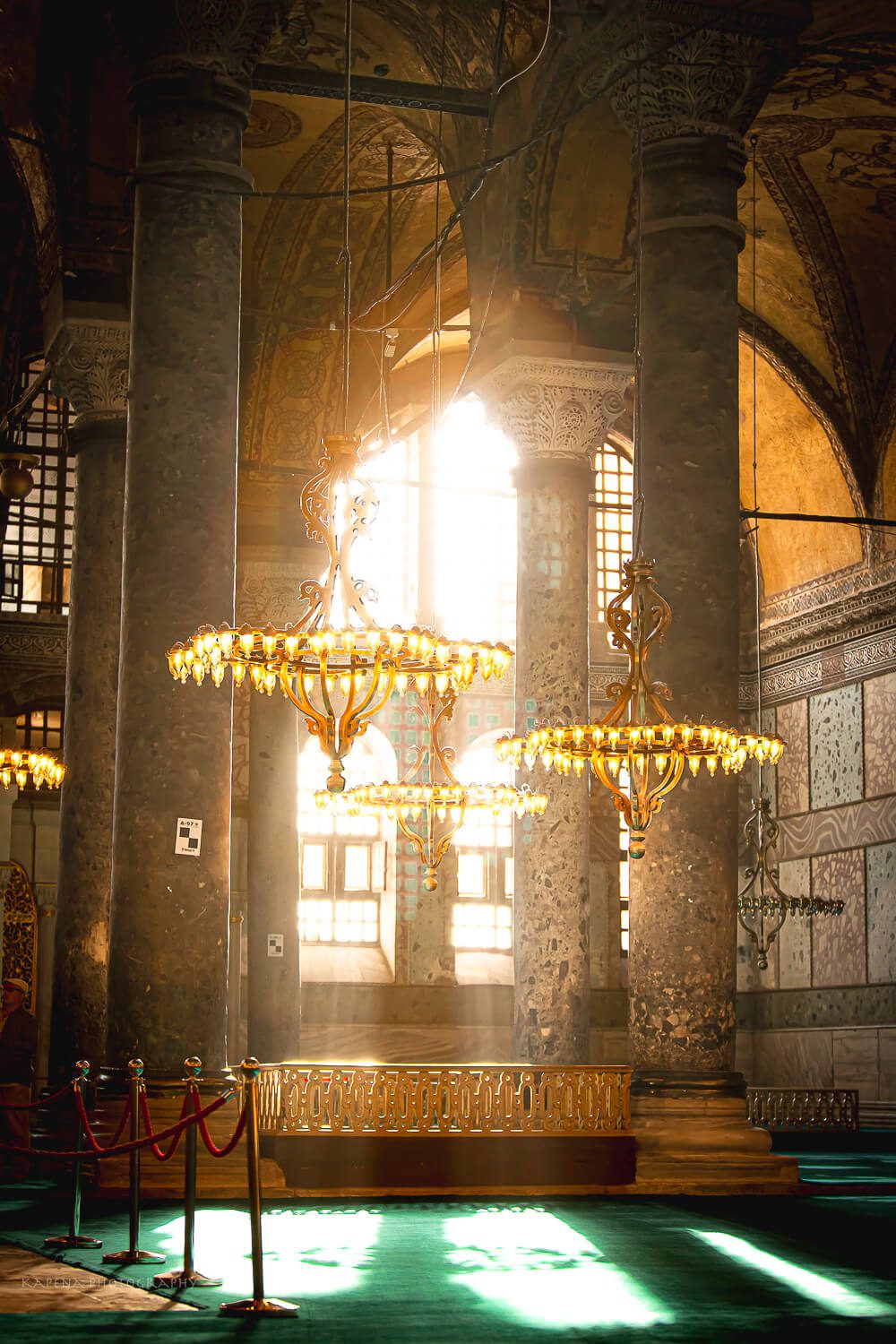 inside the Hagia Sofia