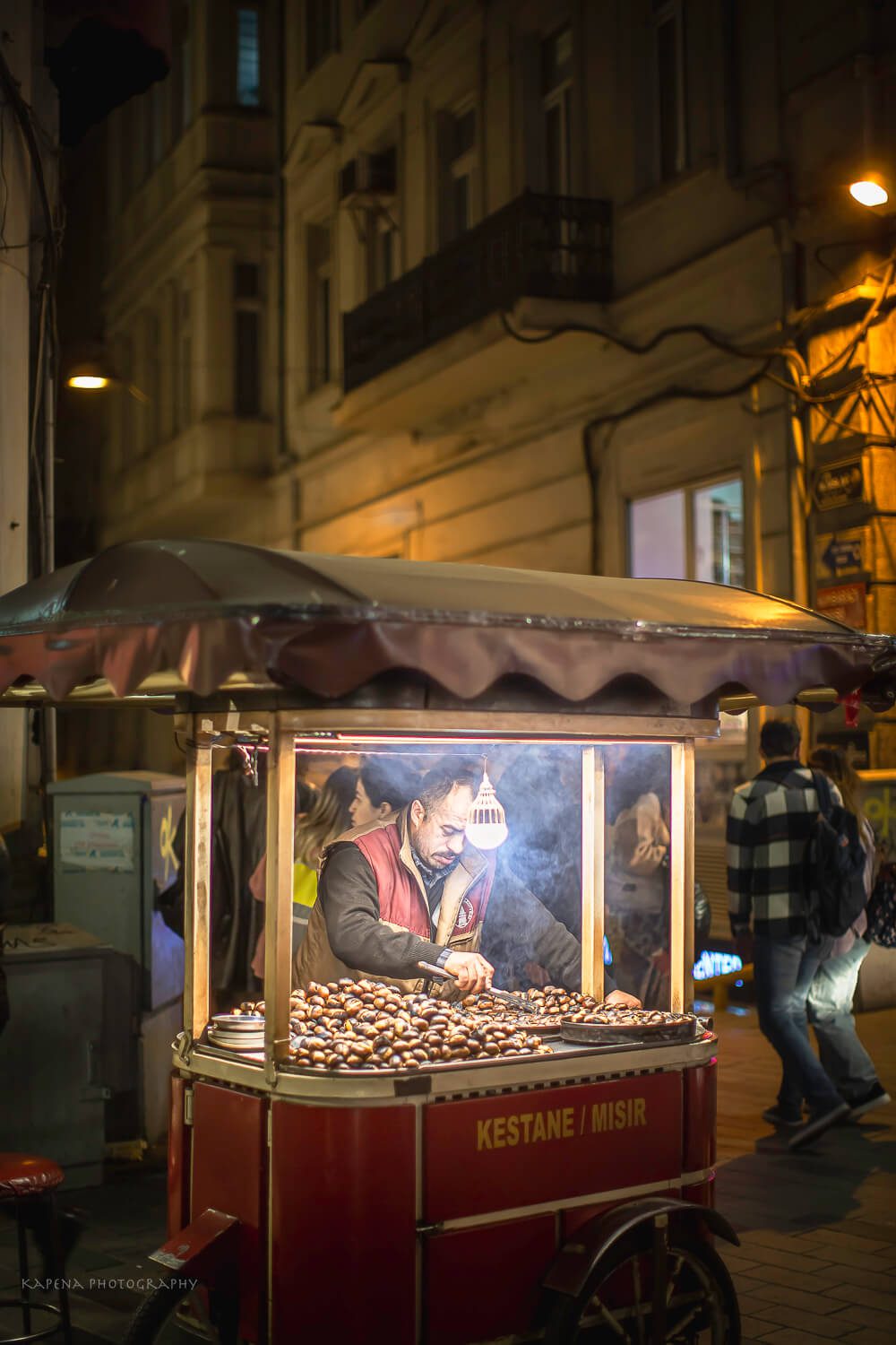 Street kebabs in istanbul