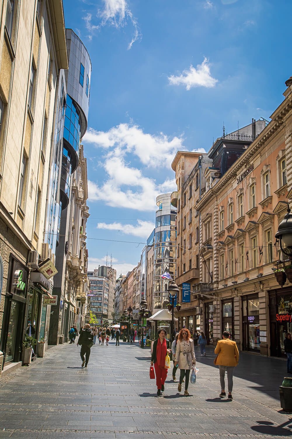 Walking Street in Belgrade<br />
