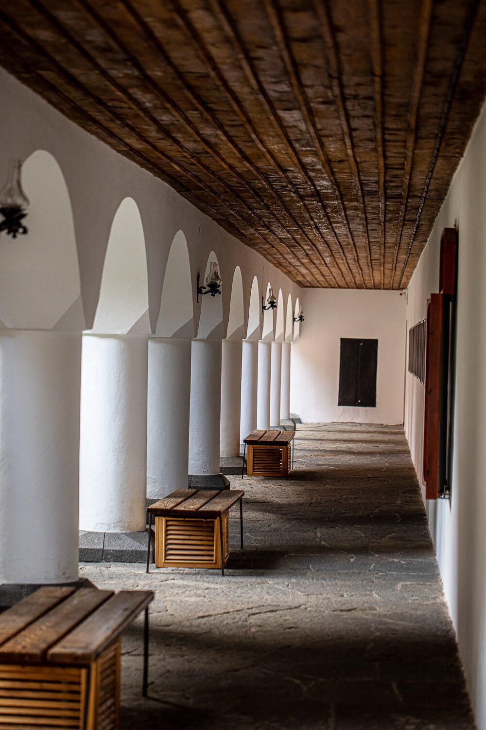 Spending the night in a monastery 