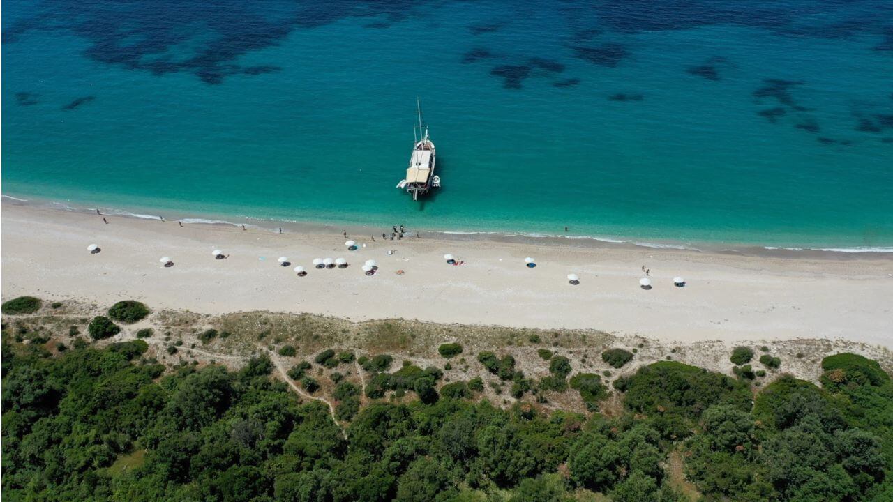 Coastline in the Albanian Riviera