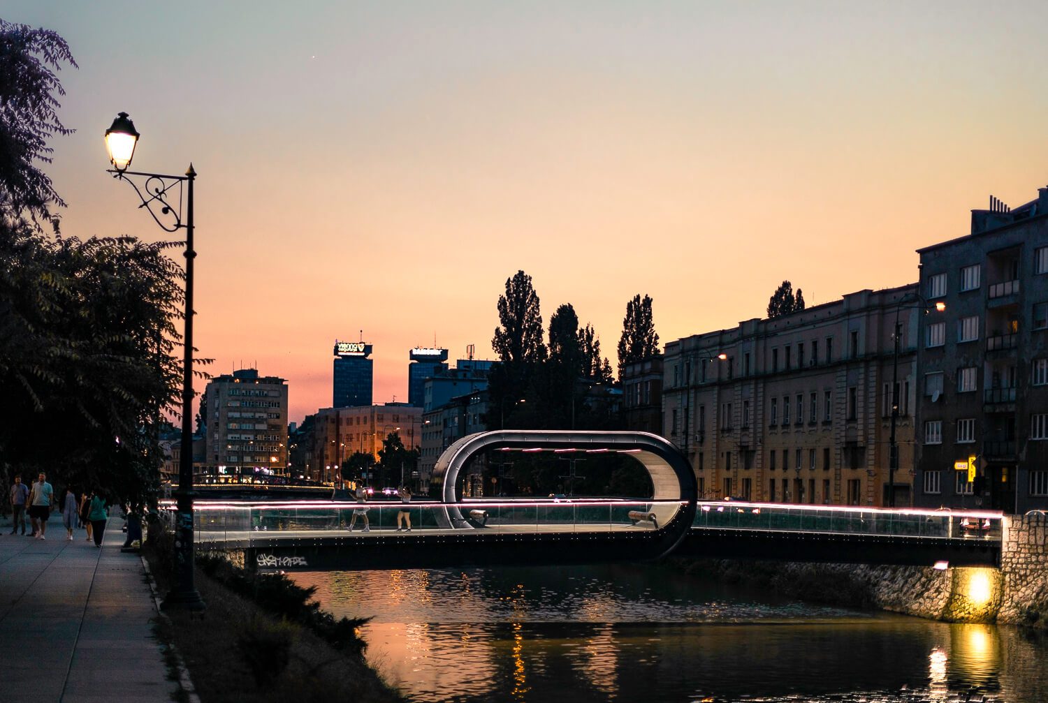 Sunset in Sarajevo