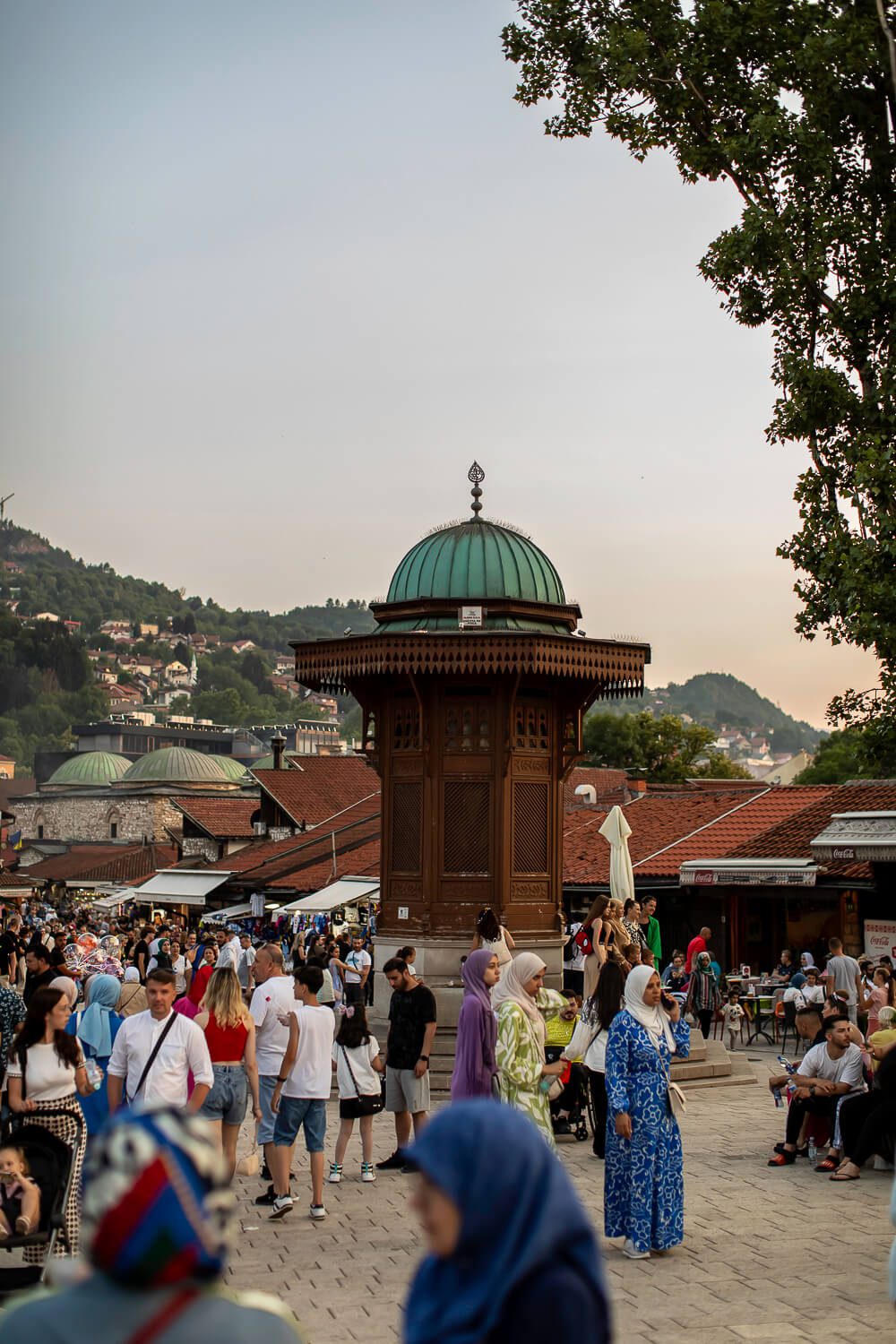 Fountain in Old Town Sarajevo
