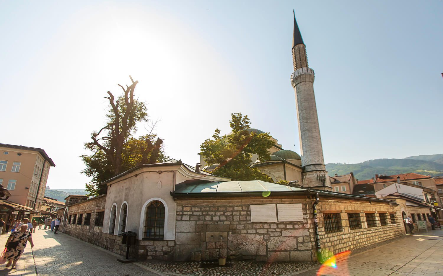 The mosque in the old bazaar