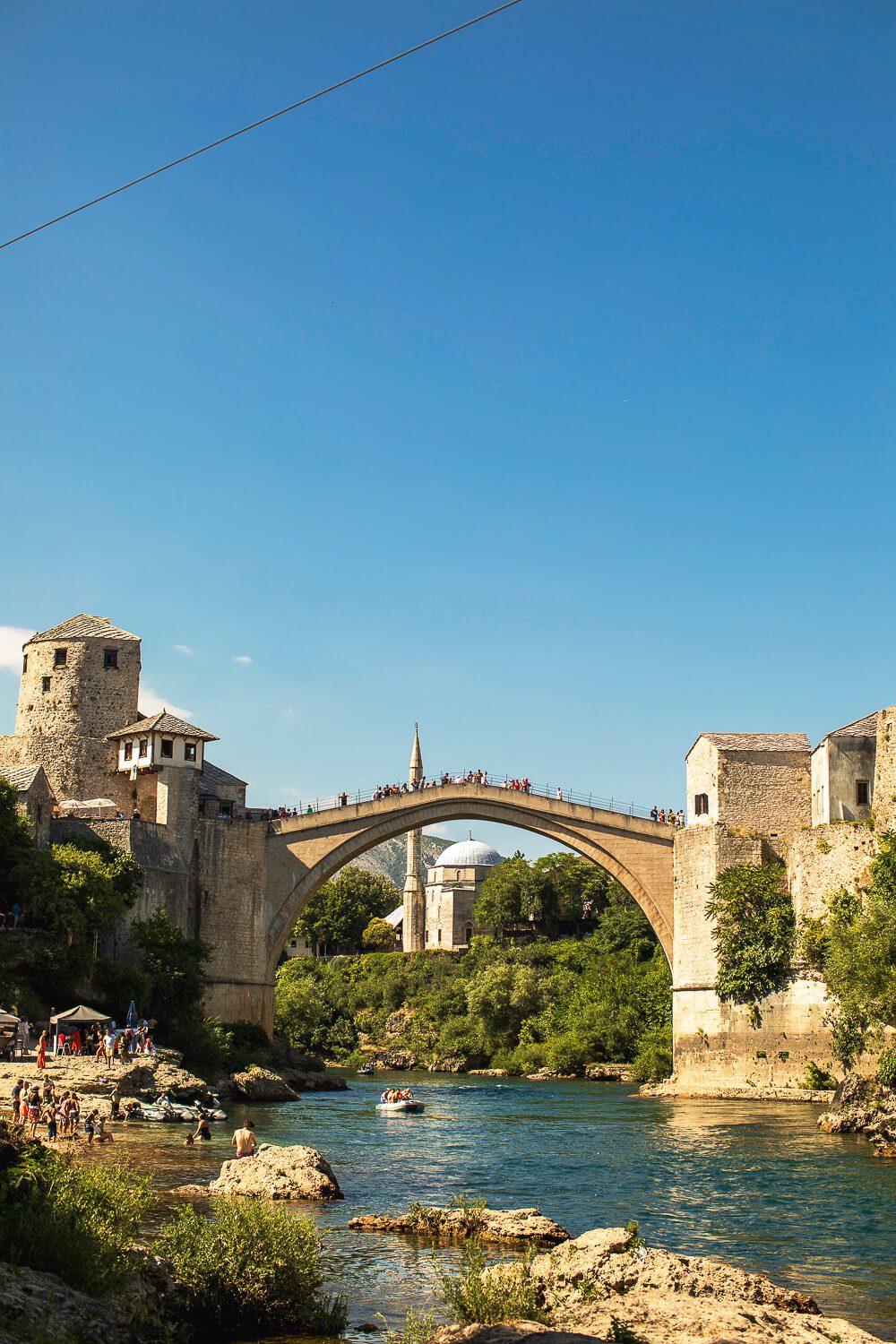 Stari Most from the Riverbank