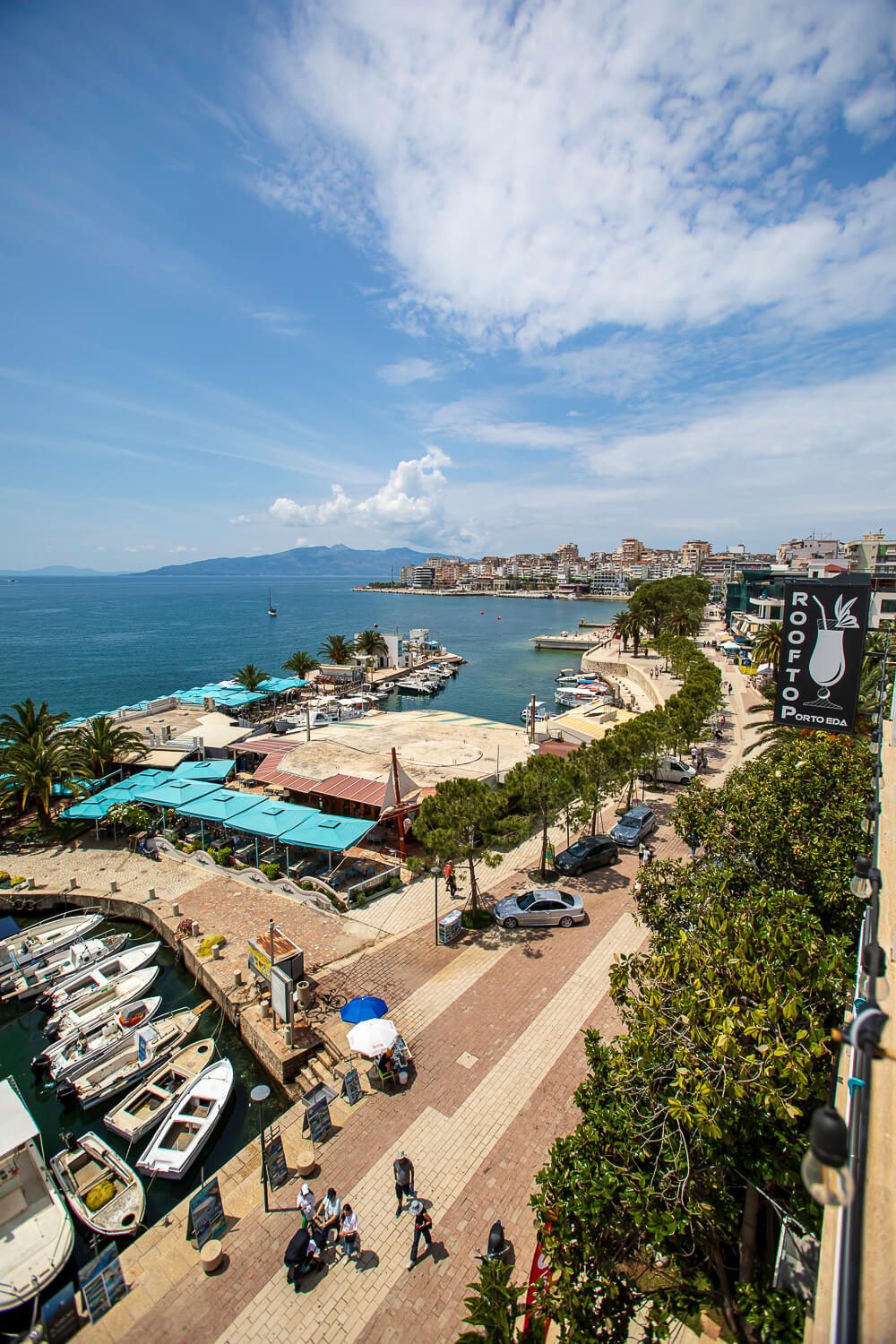 The Saranda promenade
