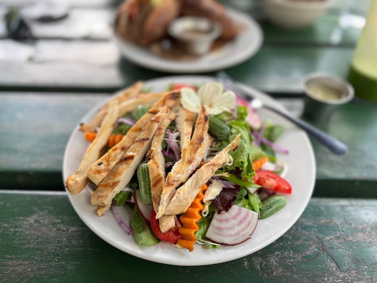 Fresh Salad at Coaba Farms in Antigua Guatemala