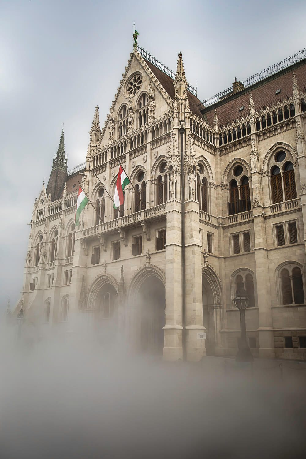 The Parliament building in Budapest