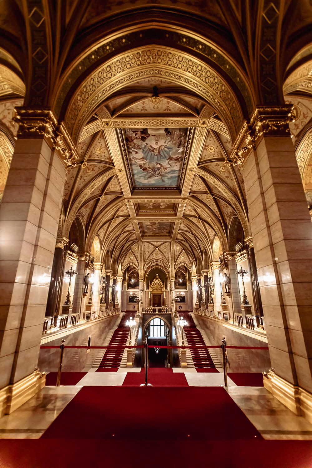 The Parliament building in Budapest