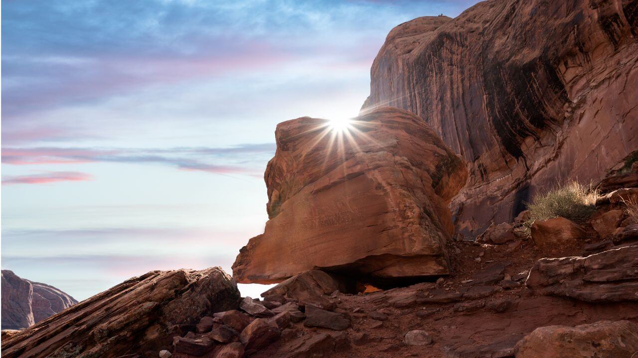 Portal Overlook Trail at Sunset