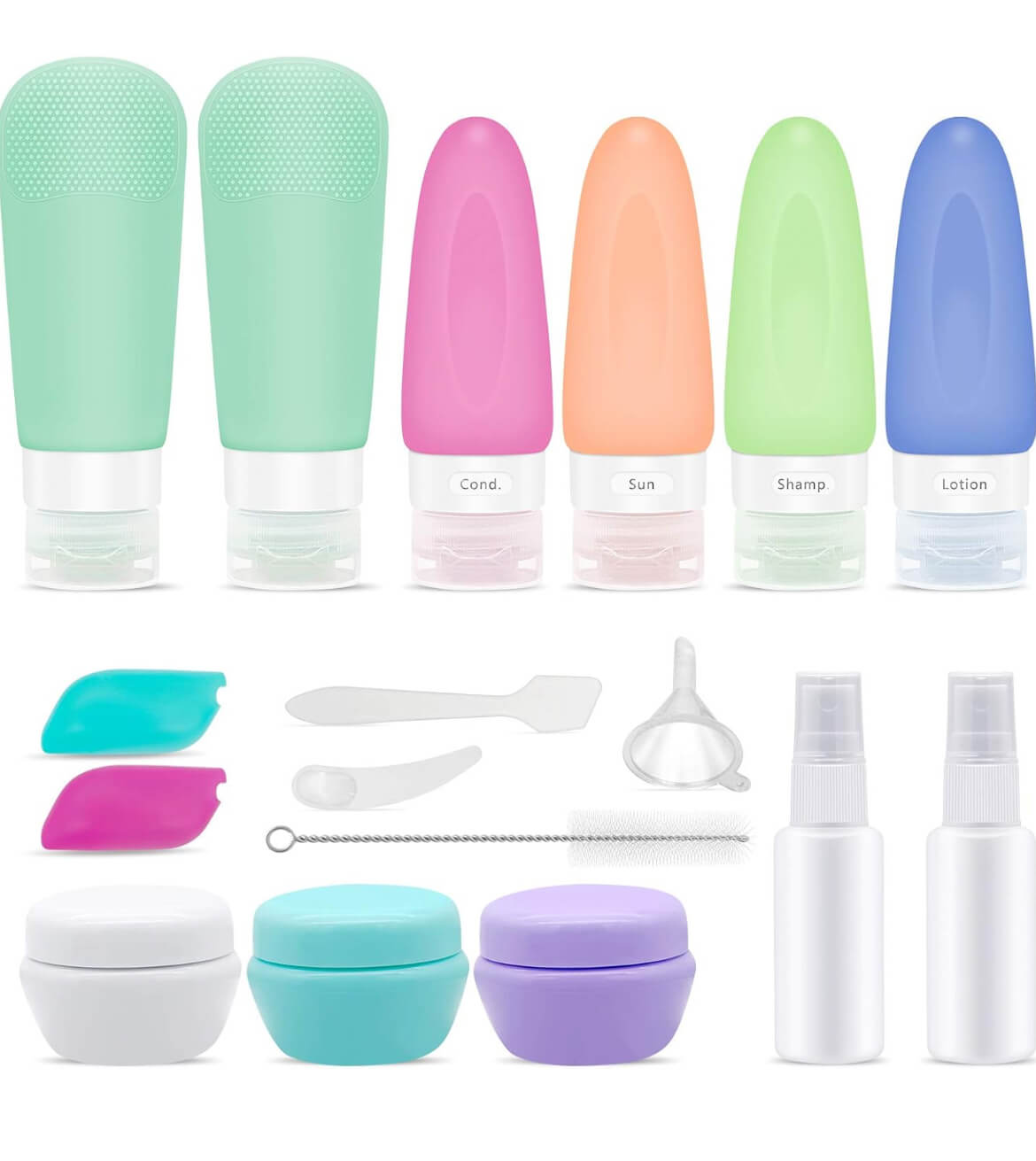 Leak proof toiletry bottles for traveling