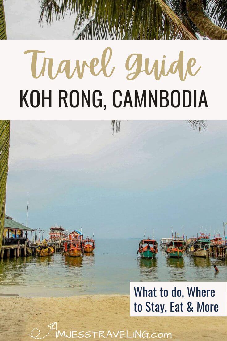 Things to do in KOH RONG CAMBODIA