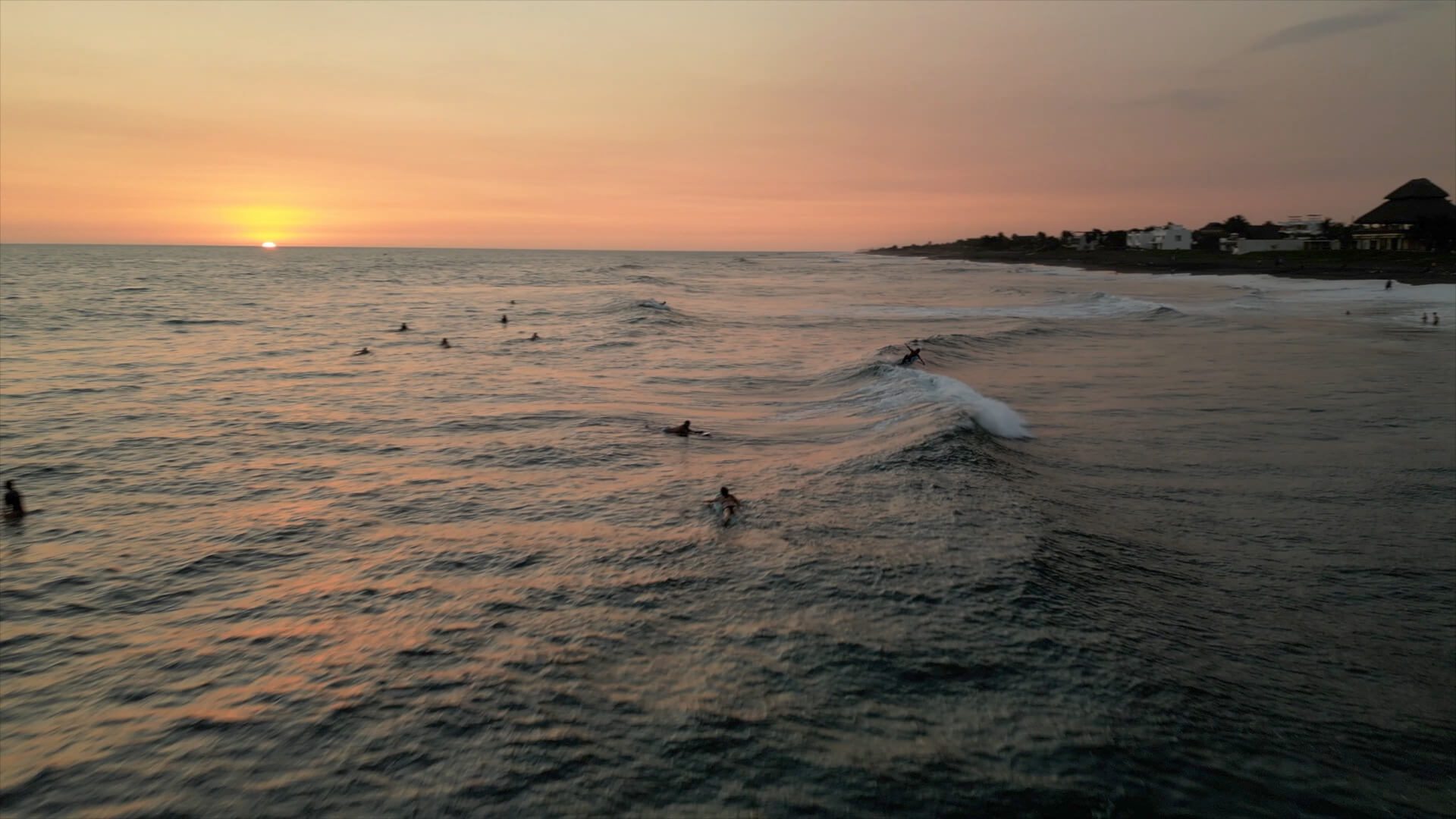 Surfing in El Paredon Guatemala