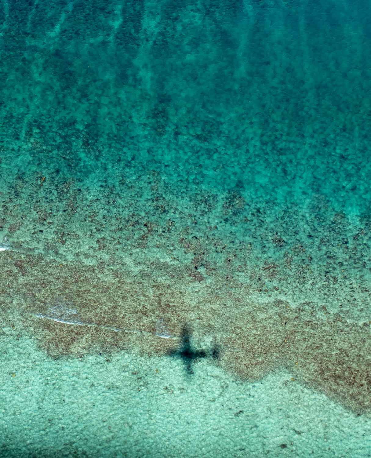 Plane shadow in Belize