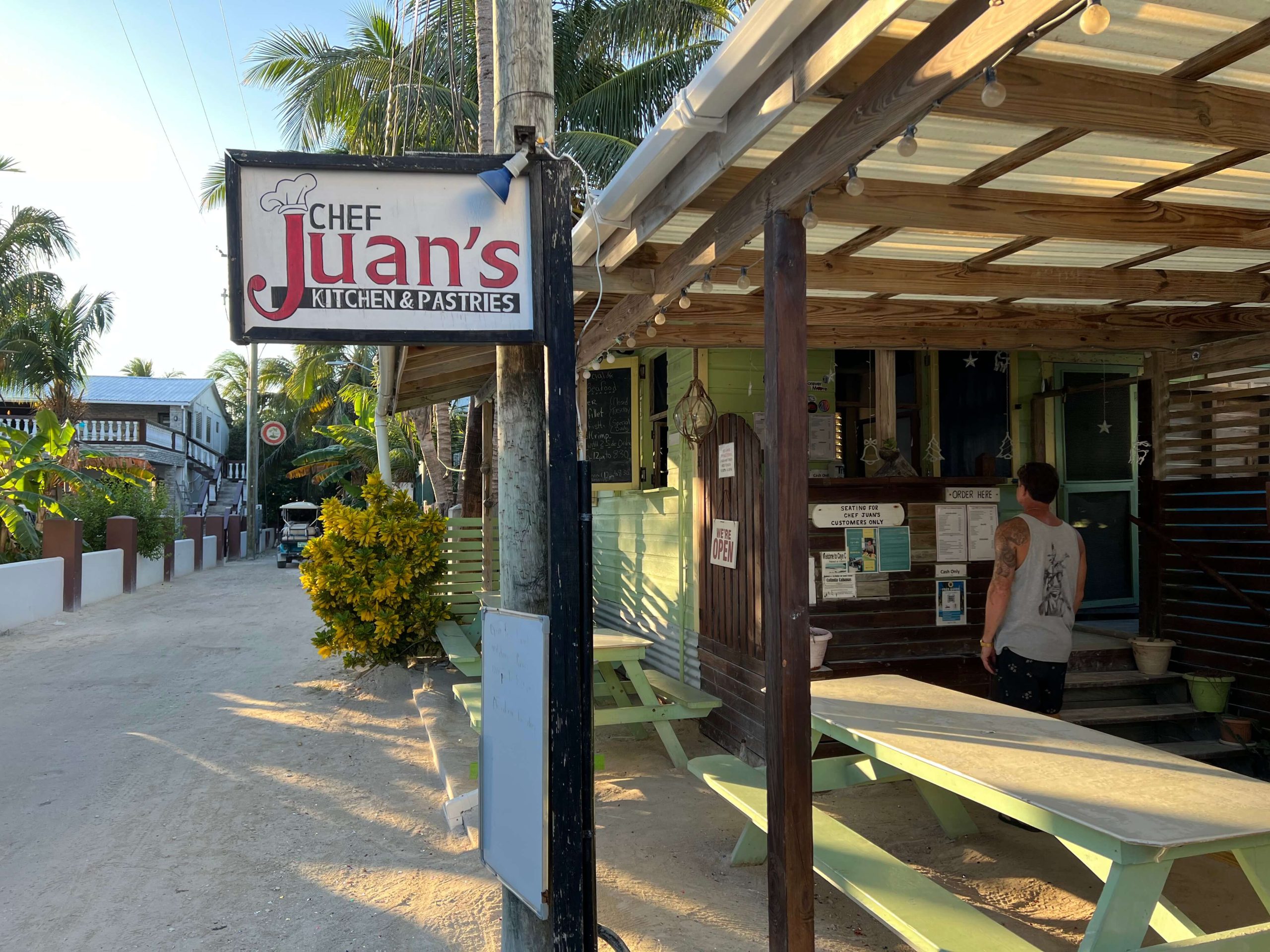 Chef Juan's Kitchen one of the best restaurants in Caye Caulker 